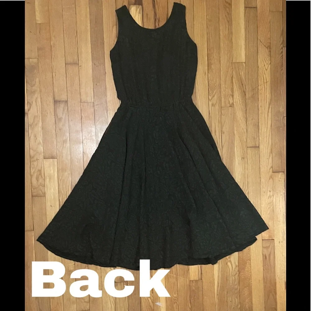 Emerald green like sundress (floral pattern) - Picture 4 of 4